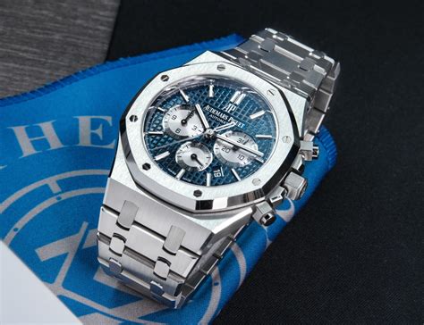 audemars piguet royal oak chronograph 26331st blue dial 41mm|audemars piguet royal oak.